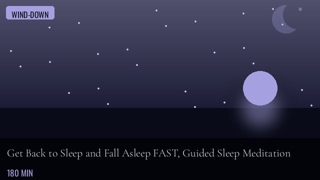 Get Back to Sleep and Fall Asleep FAST, Guided Sleep Meditation