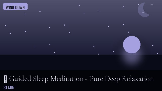 🎧 Guided Sleep Meditation - Pure Deep Relaxation